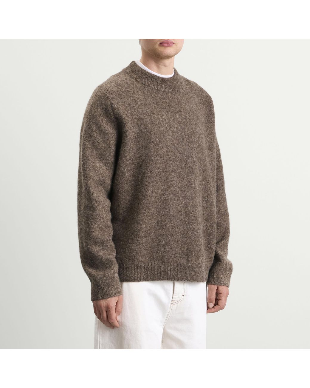A.P.C. Brown Dylan Alpaca Blend Jumper for men