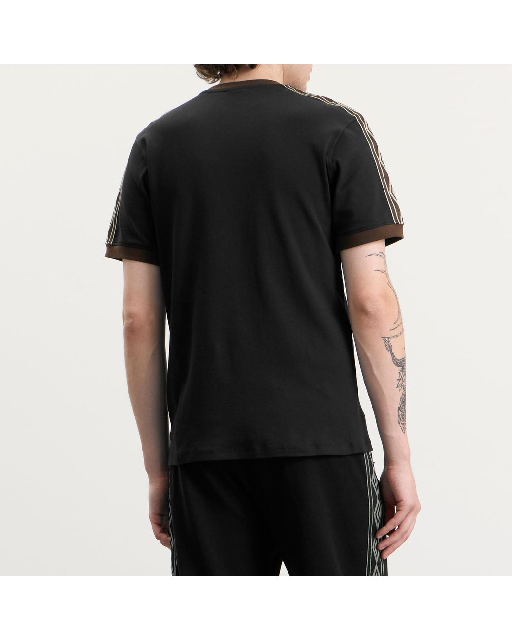 Umbro Black Taped T-Shirt for men