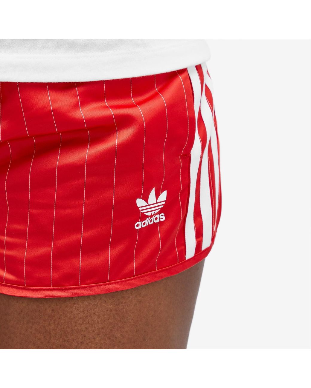 adidas X Sporty & Rich Shorts in Red | Lyst