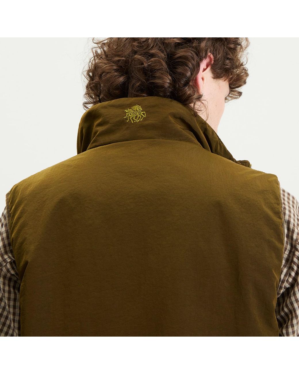 RANRA Treker Canvas Nylon Vest in Green for Men | Lyst