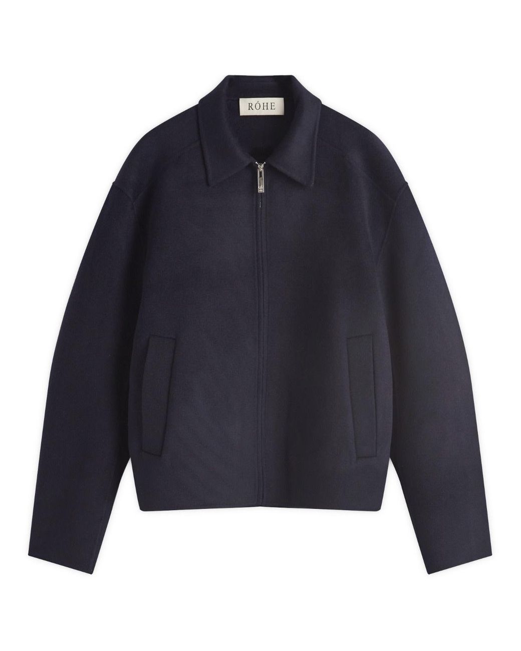 ジャケット ROHE MANDARIN DOUBLE-FACED WOOL JACKET Mandarin double-faced wool jacket– Róhe