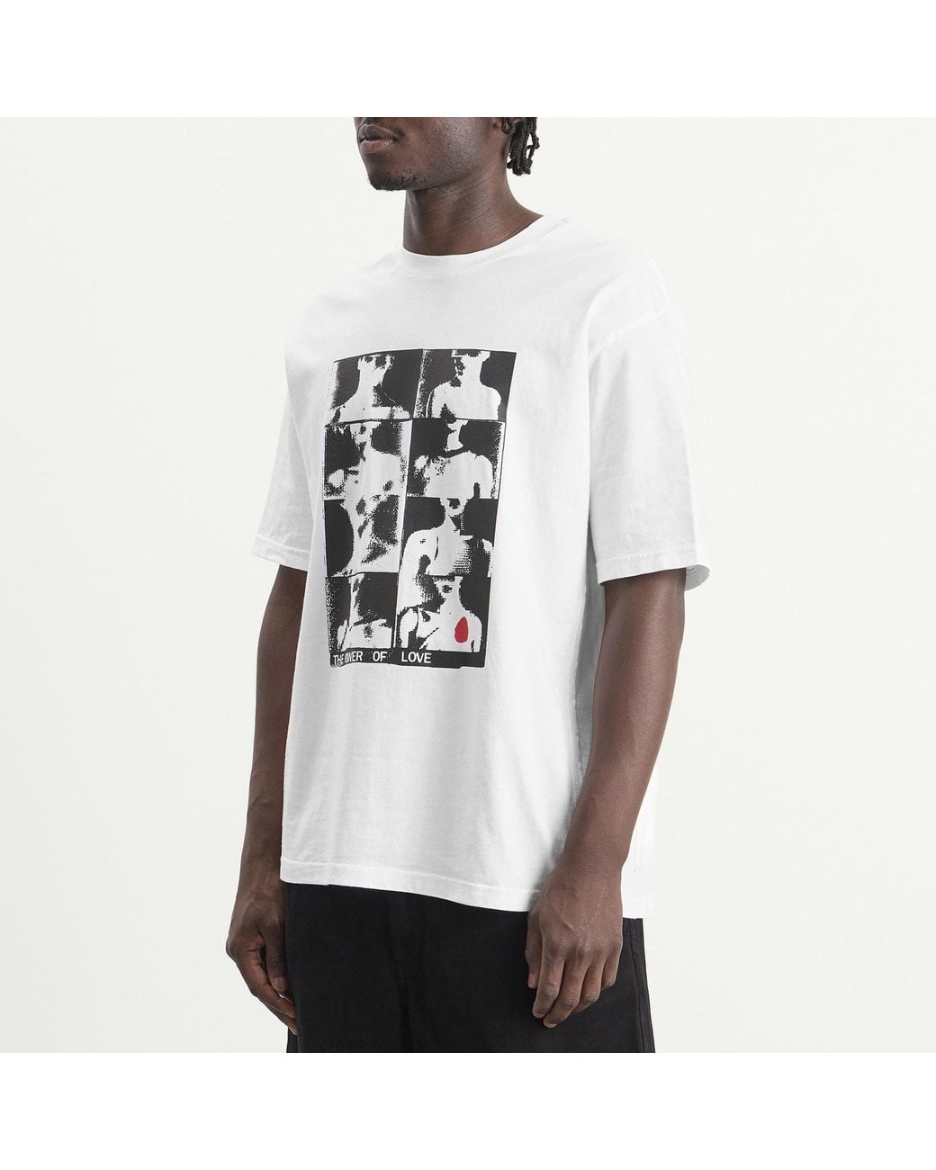 ACMH by Magic Castles White X Optimo Power Of Love T-Shirt for men
