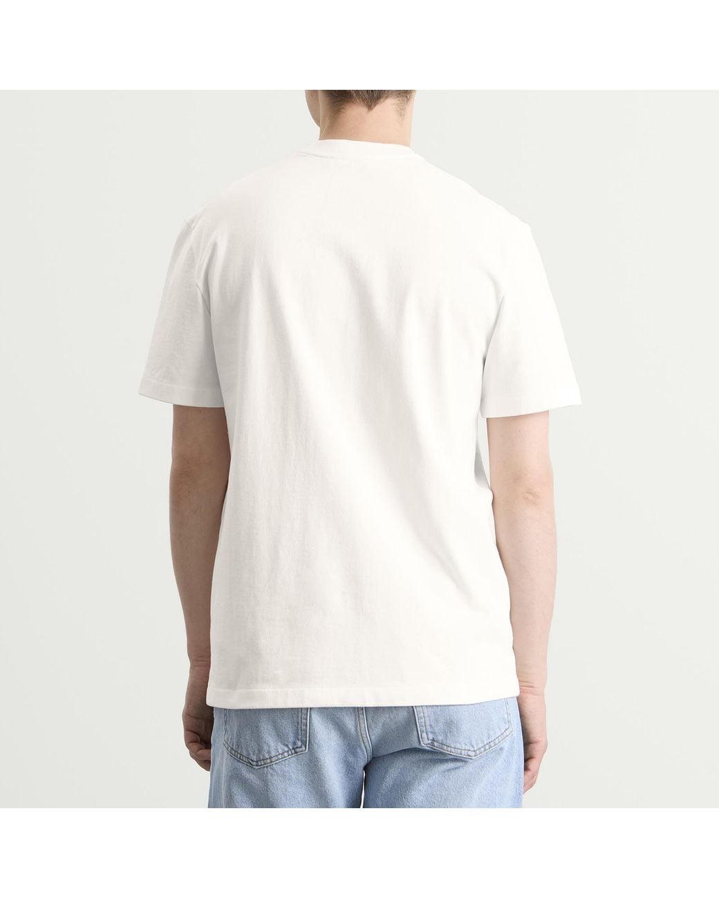 Jil Sander White Jil Logo T-Shirt for men