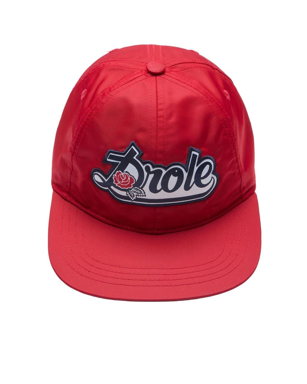 Drole de Monsieur Red Drole De Monsieur Logo Cap for men