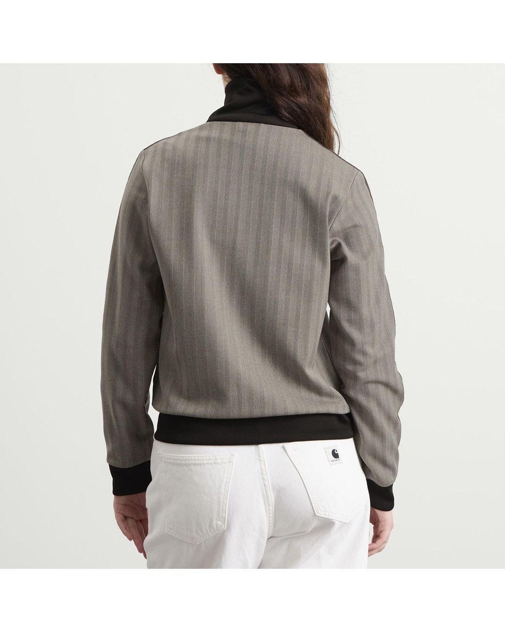 Adidas Gray Tweed Track Top
