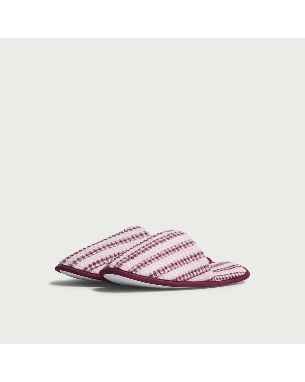 Hay Pink Waffle Slippers