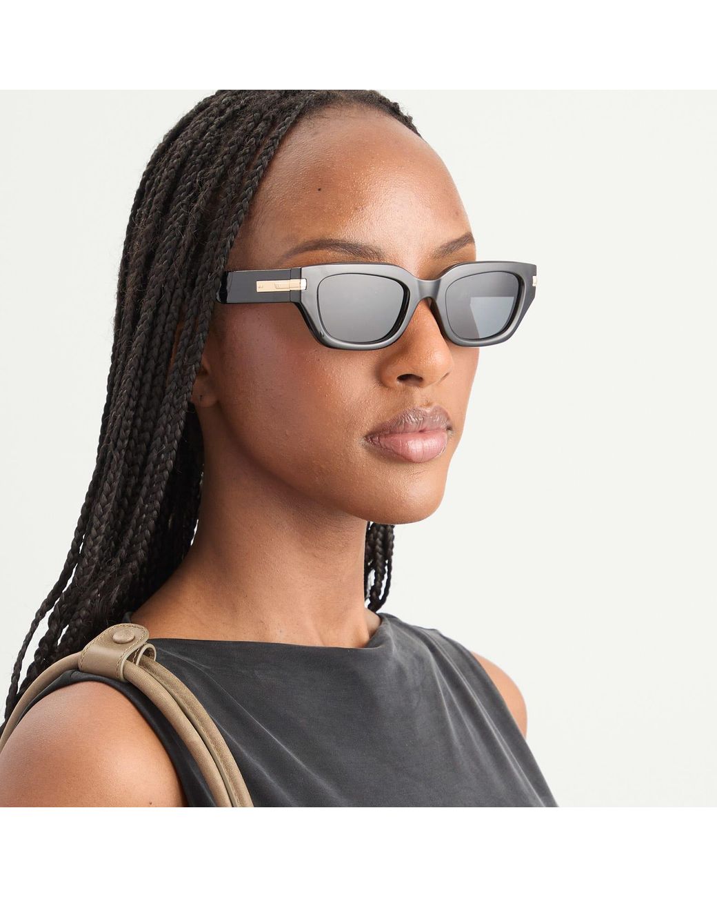 Le Specs Gray Cubito Sunglasses