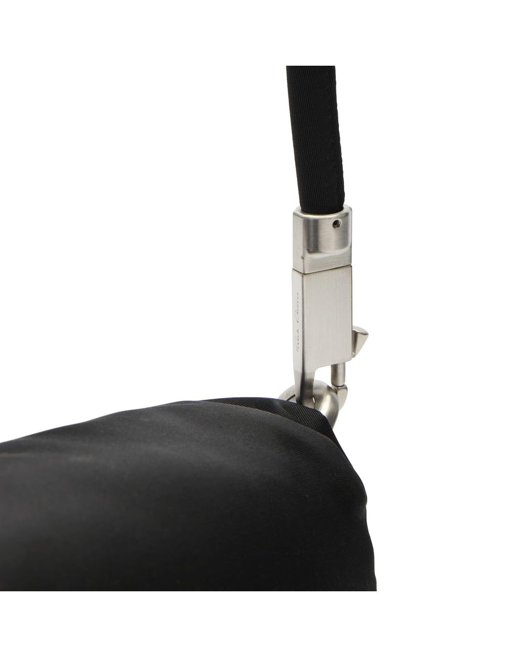 Rick Owens Black Shoulder Pillow Griffon Bag