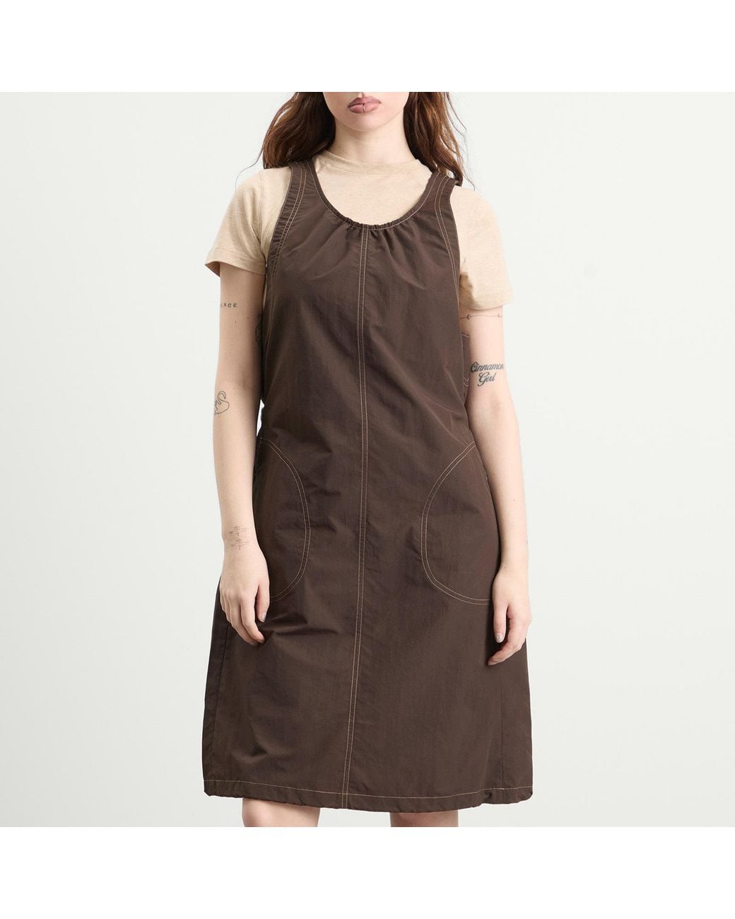 Gramicci Brown Nylon Dress