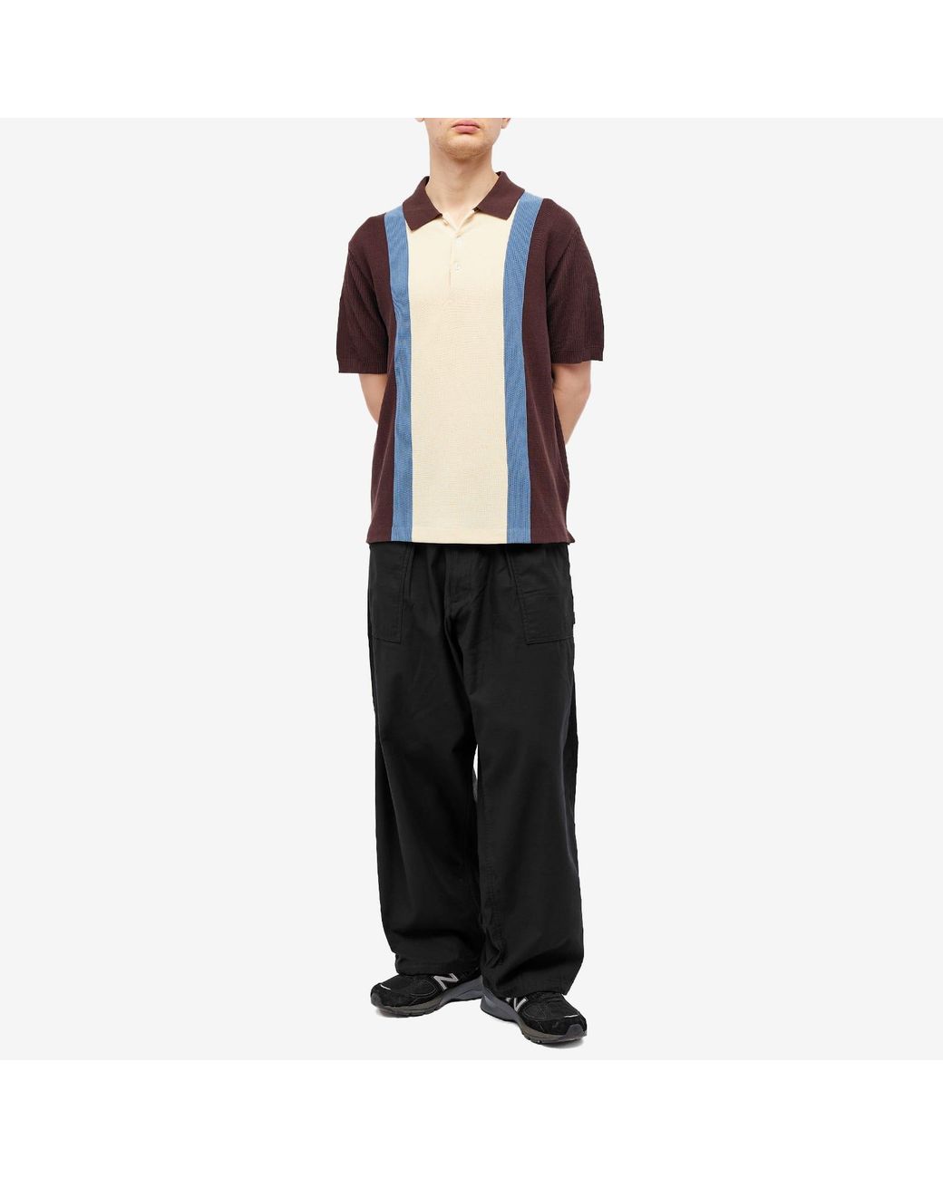 Neighborhood Wide Baker Trousers in Black for Men | Lyst UK