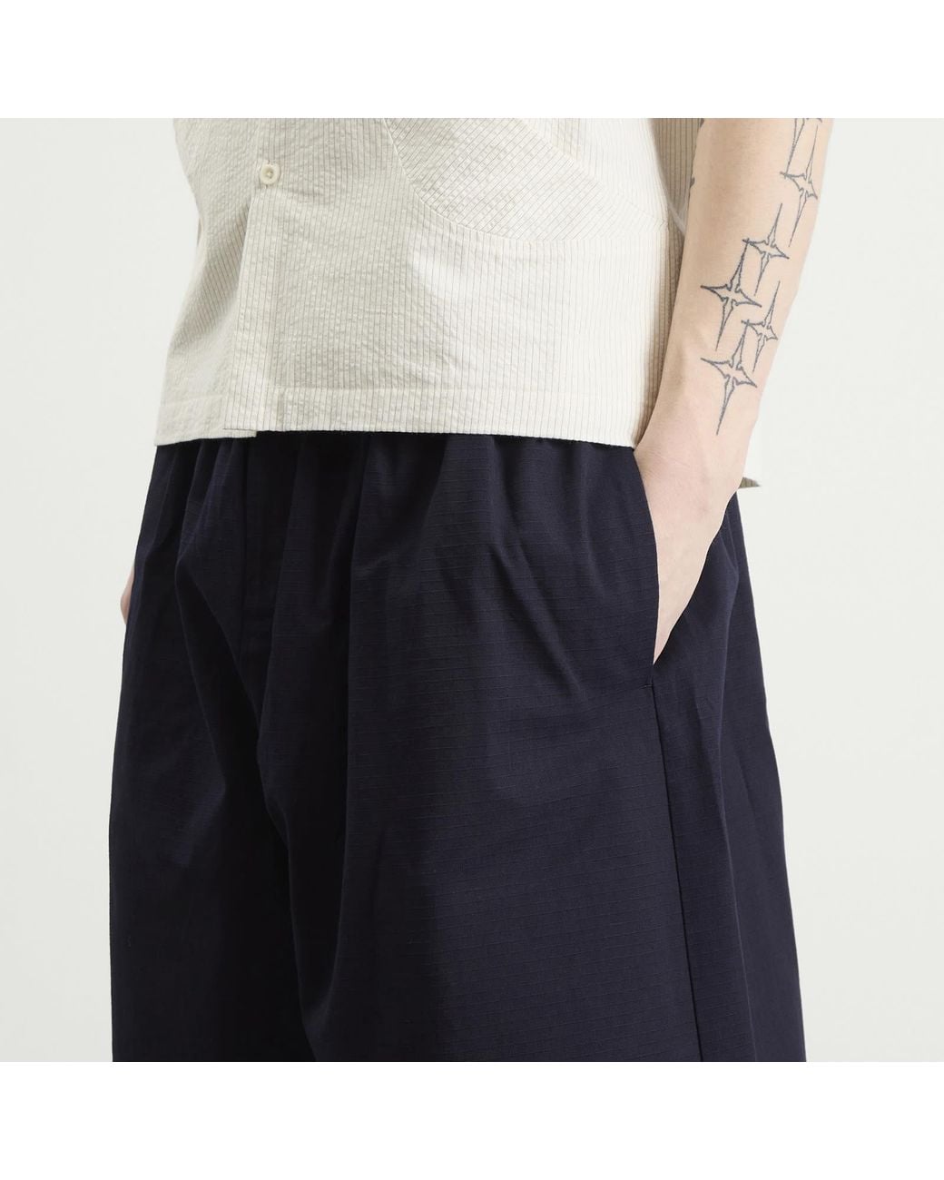 SAGE NATION Blue Factor Shorts for men