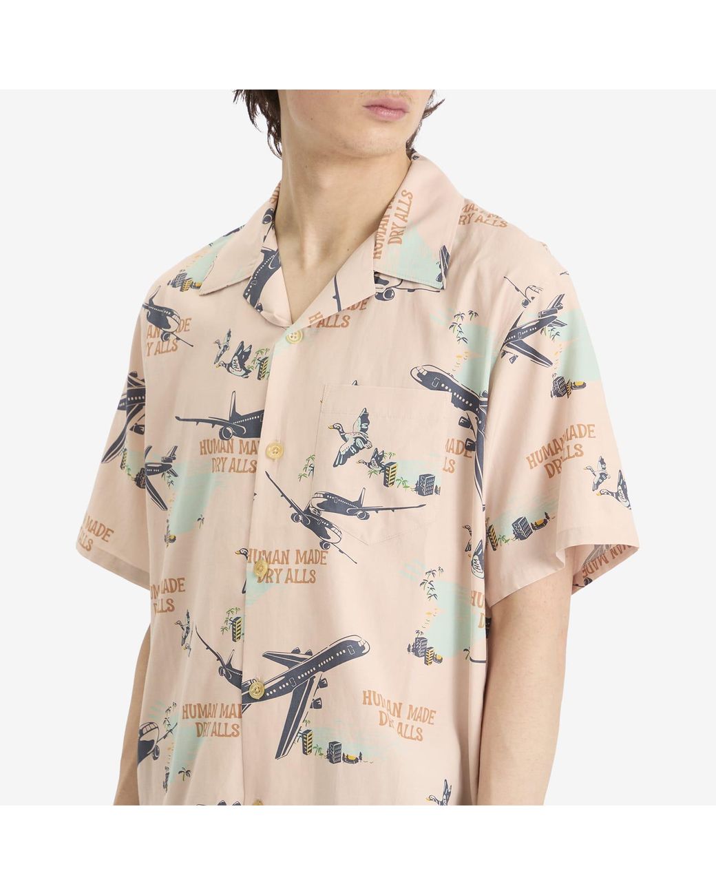 Human Made Natural Aeroplane Vacation Shirt for men