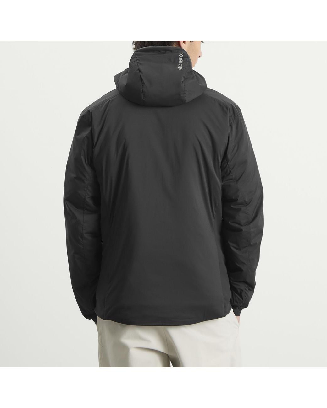 Arc'teryx Black Atom Hooded Jacket for men