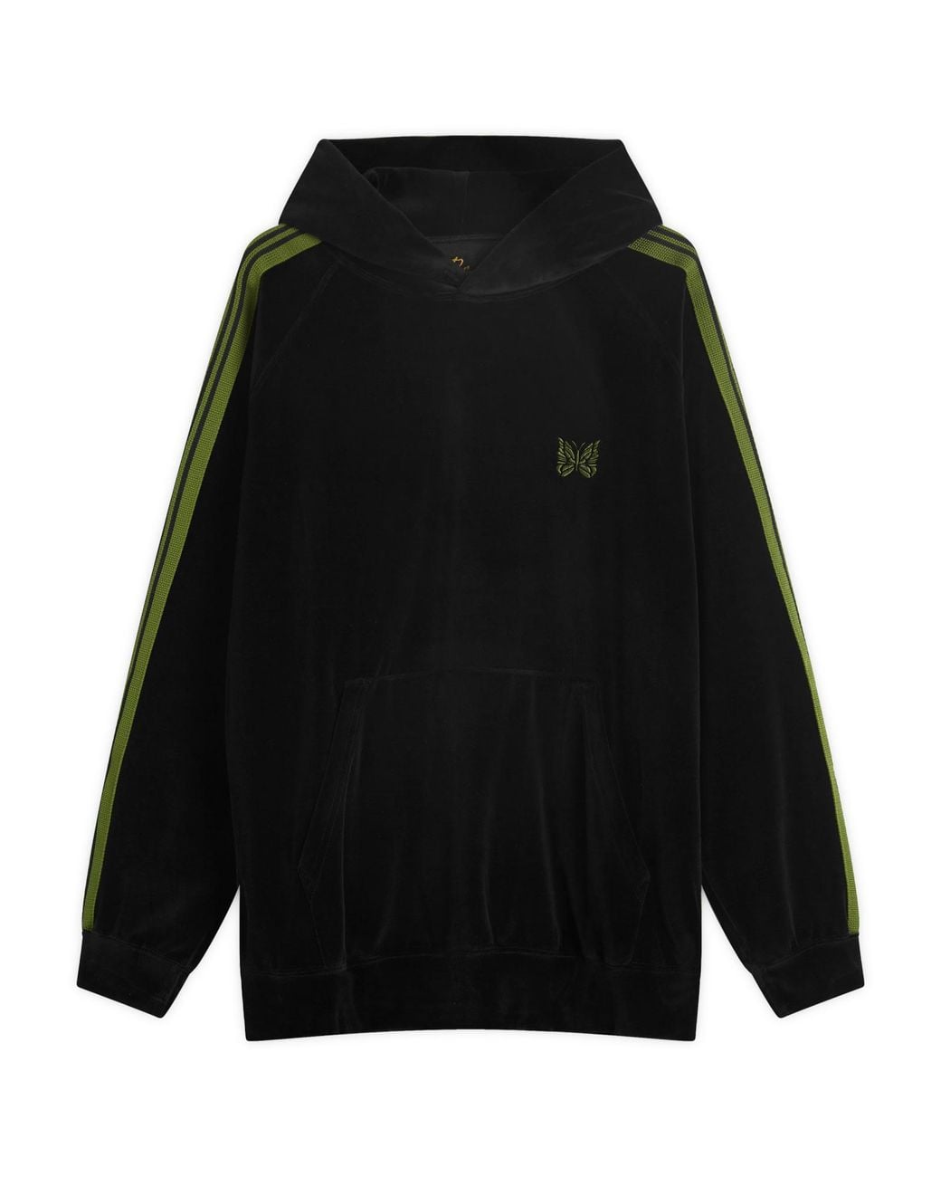 Needles Velour Track Hoodie in Black for Men | Lyst UK