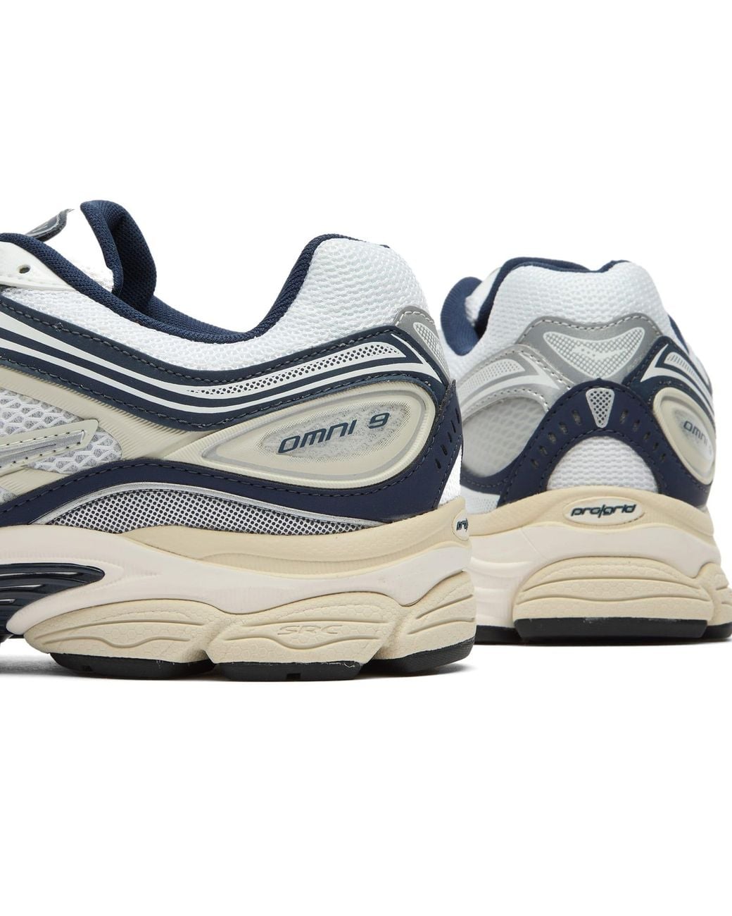 Saucony White Progrid Omni 9 Sneaker for men