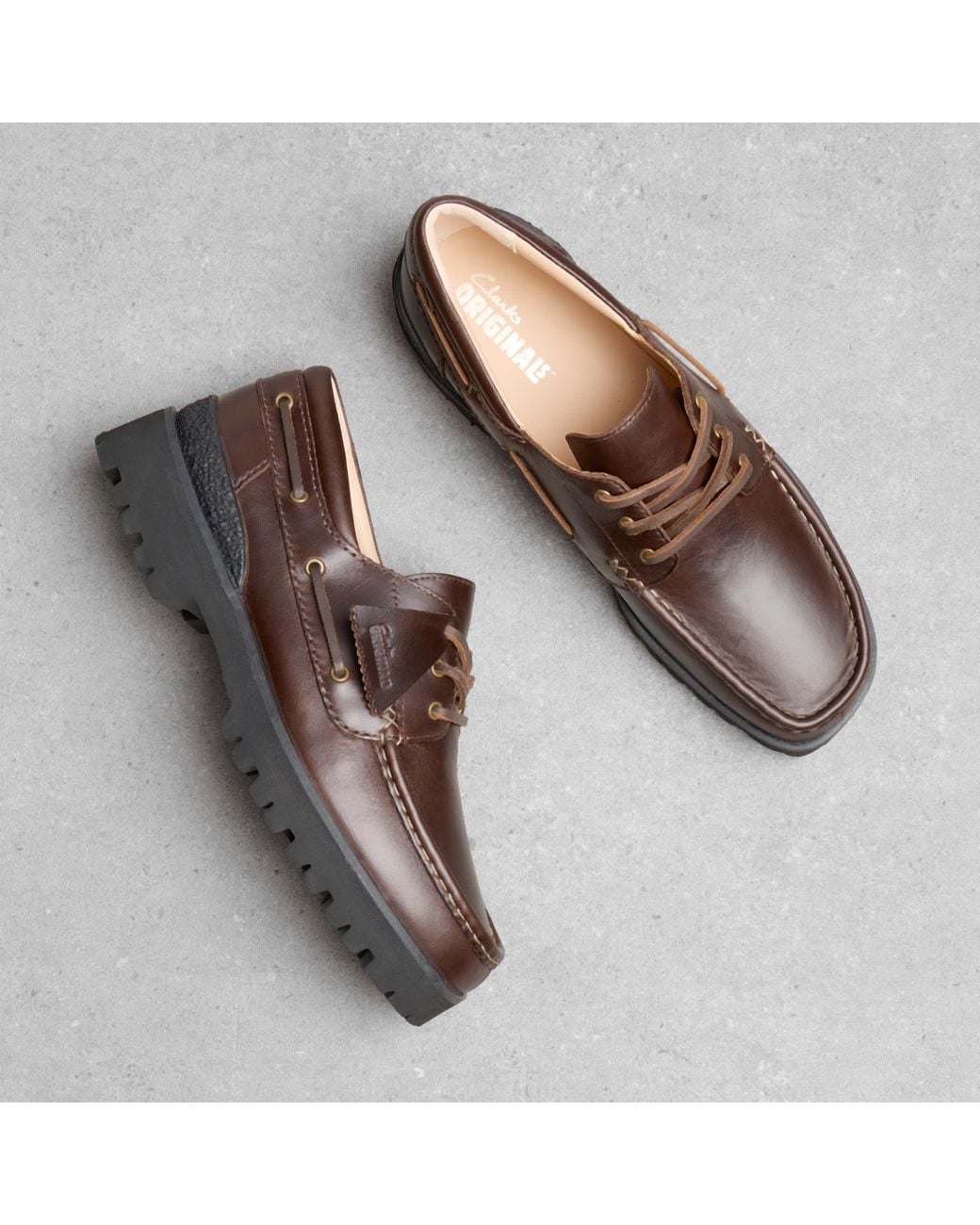 Clarks Brown Yukoner Boat for men