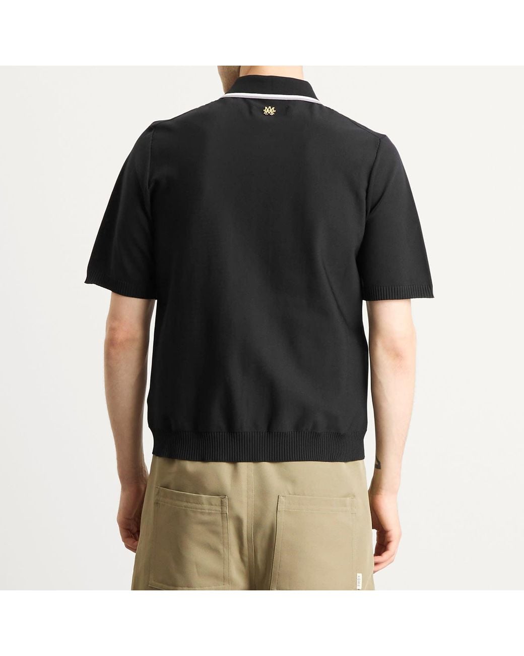 Amiri Black Script Stripe Shirt for men