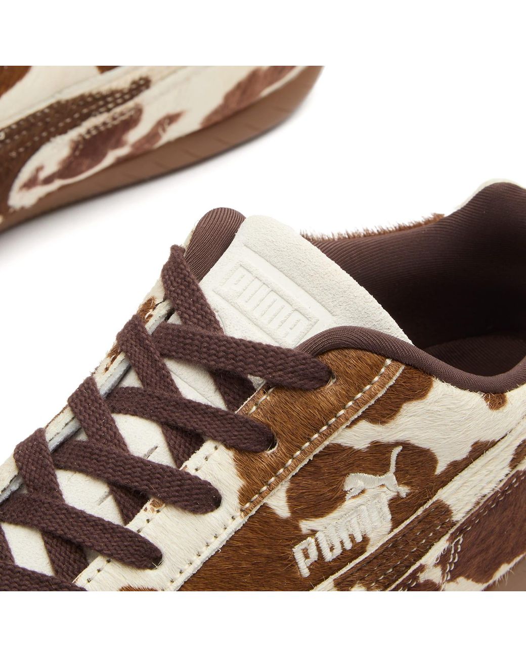 PUMA Brown Speedcat Cow Print W Sneaker
