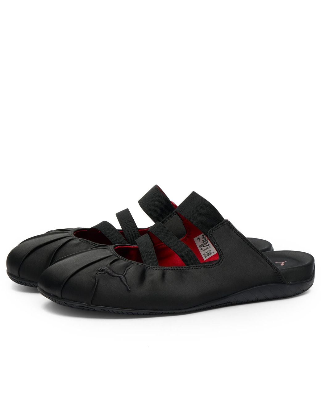PUMA Black Speedcat Satin Mule Sneakers