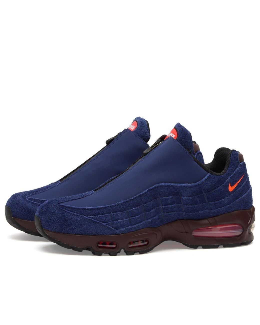 Nike Blue Air Max 95 Big Bubble Zip Sneaker for men