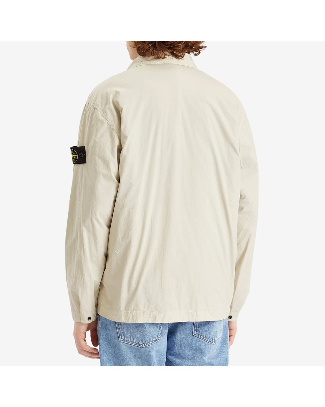 Stone Island Natural Tela Paracadute Shirt Jacket for men