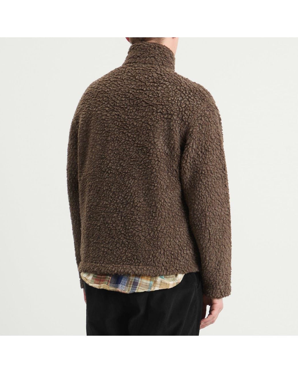 Cafe Mountain Brown Mountain Fleece Jacket for men