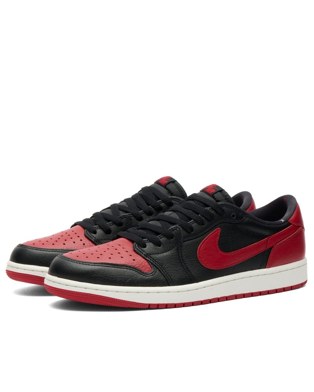 Nike Red 1 Retro Low Og Sneaker for men