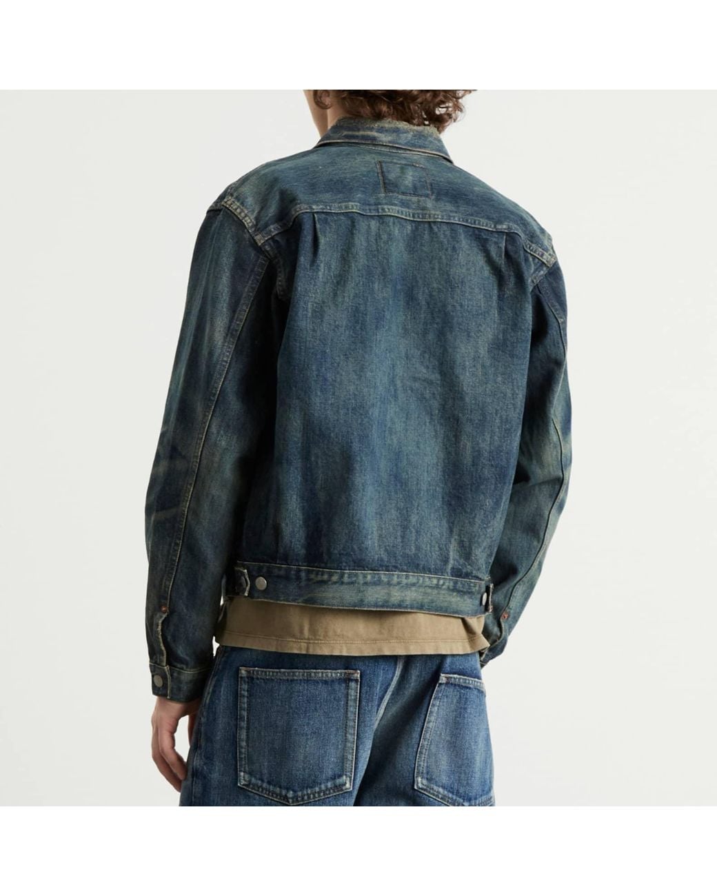 RRL Blue Type 2 Denim Trucker Jacket for men
