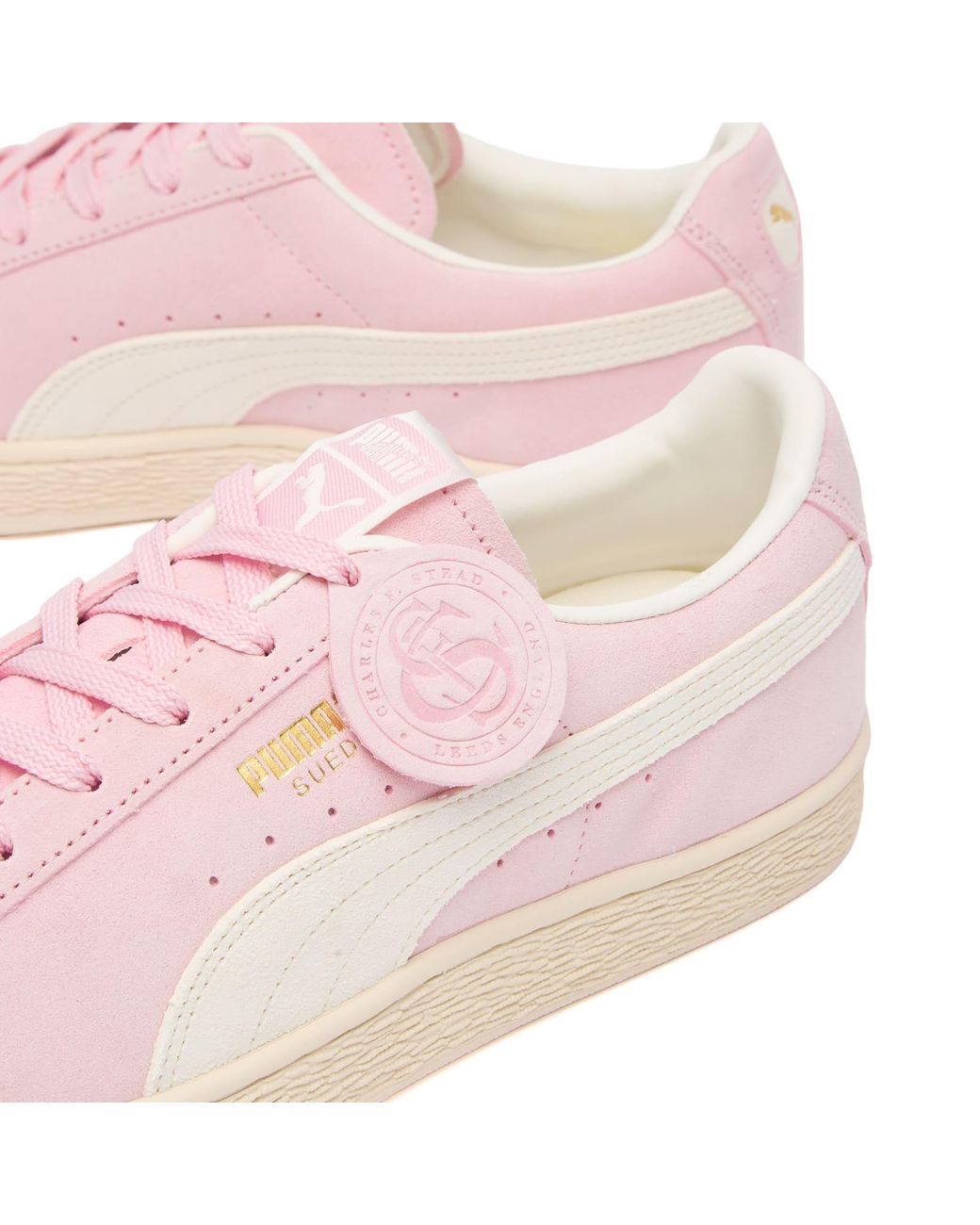 PUMA Pink Suede Charles F. Stead Sneaker for men