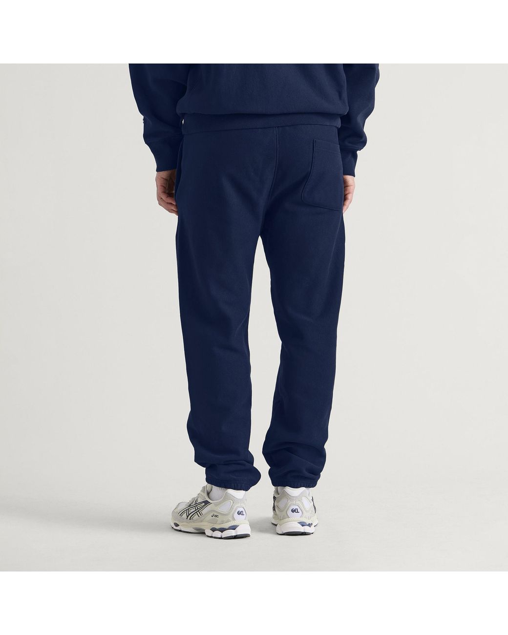 Champion Blue Reverse Weave Cuffed Sweat Pants for men