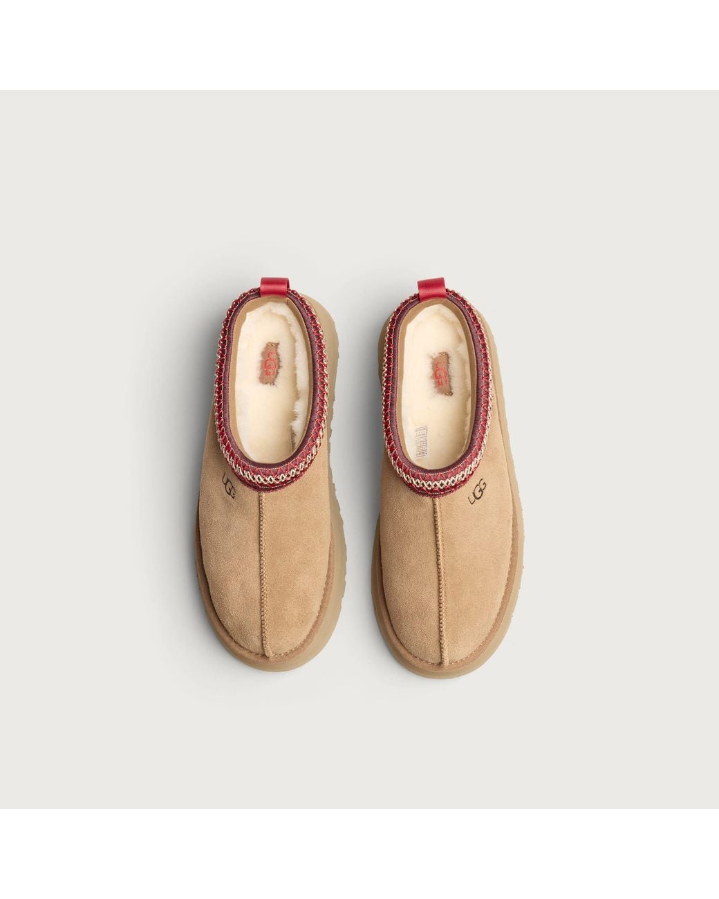 Ugg Brown Tazz Ii Slip On Platform Shoe