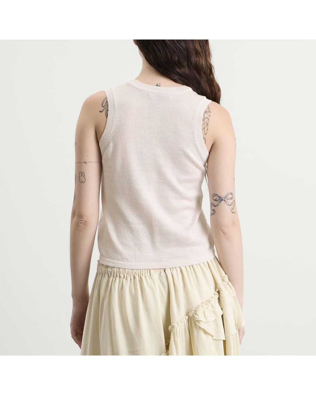YMC Pink Dot Knit Vest