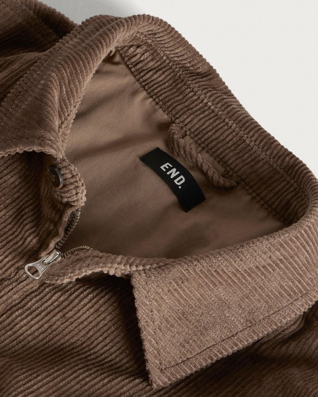 END. Cord Monogram Jacket in Brown for Men | Lyst