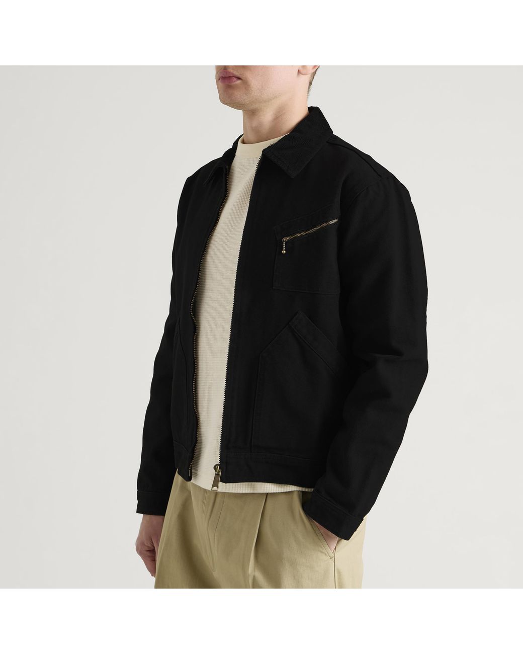 Larriet Black Ranch Work Jacket for men