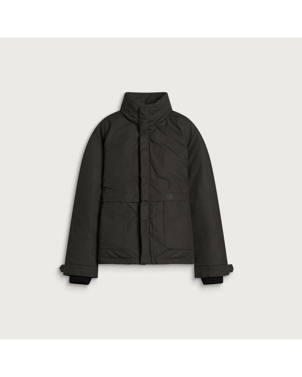 RANRA Black Fender Puffer Jacket for men