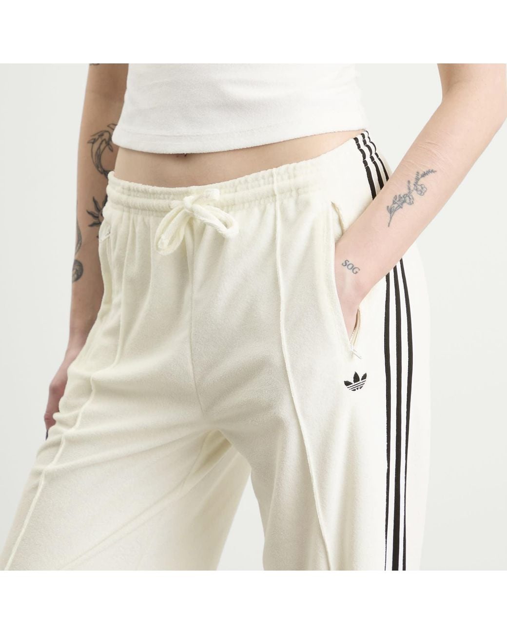 Adidas Natural Terry Towel Track Pants
