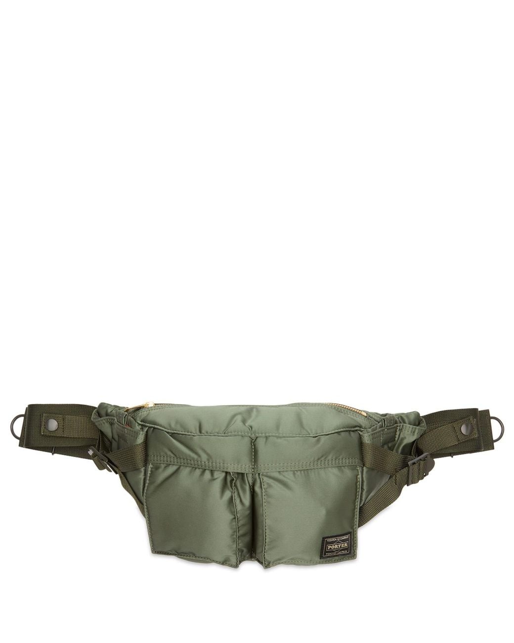 Porter-Yoshida and Co Green Military-Inspired Nylon Waist Bag