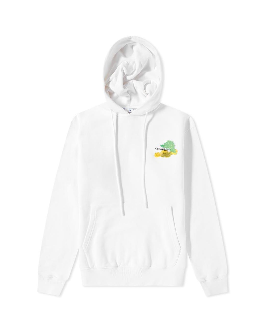 Off white brush paint hoodie sale
