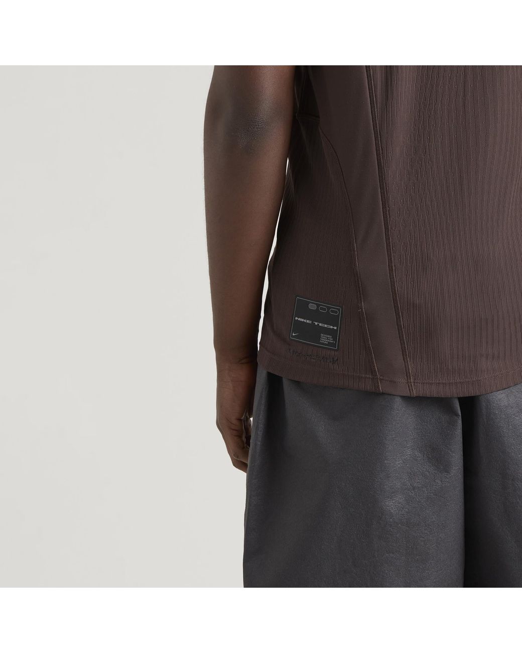 Nike Brown Tech Pro T-Shirt for men