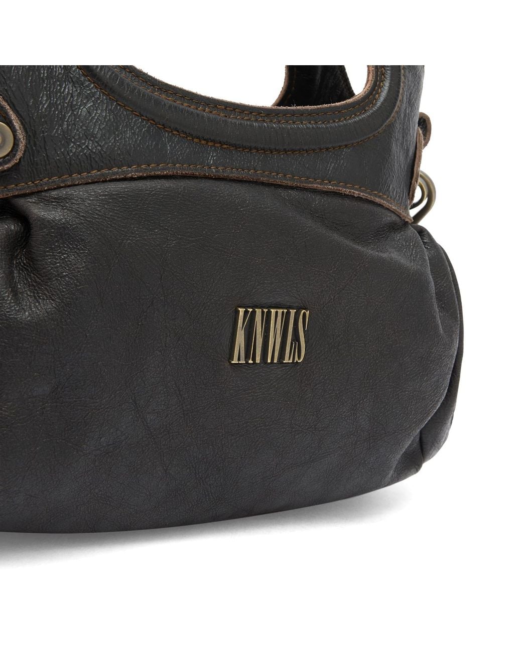 Miss Sixty Black Knwls X Baguette Shoulder Bag