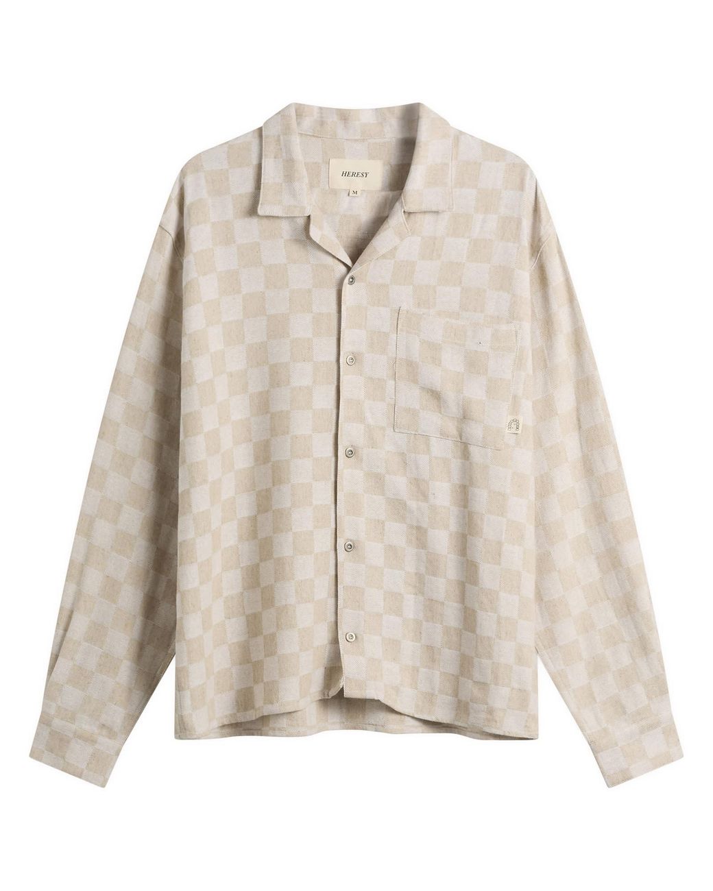 Heresy Natural Trellis Revere Shirt for men