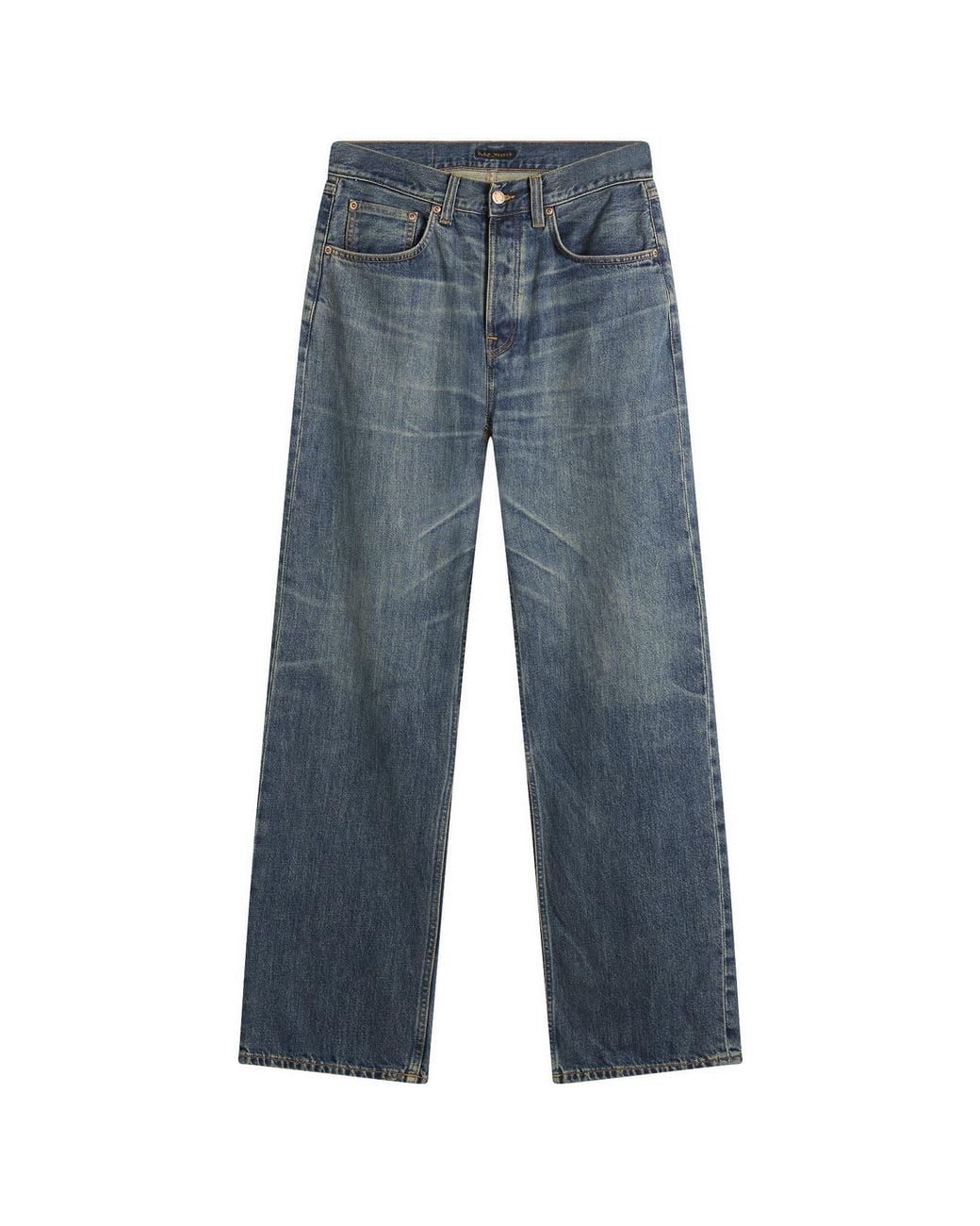Tuff Style Nudie Jeans Tuff Tony Wide Leg Jeans in Blue for Men | Lyst