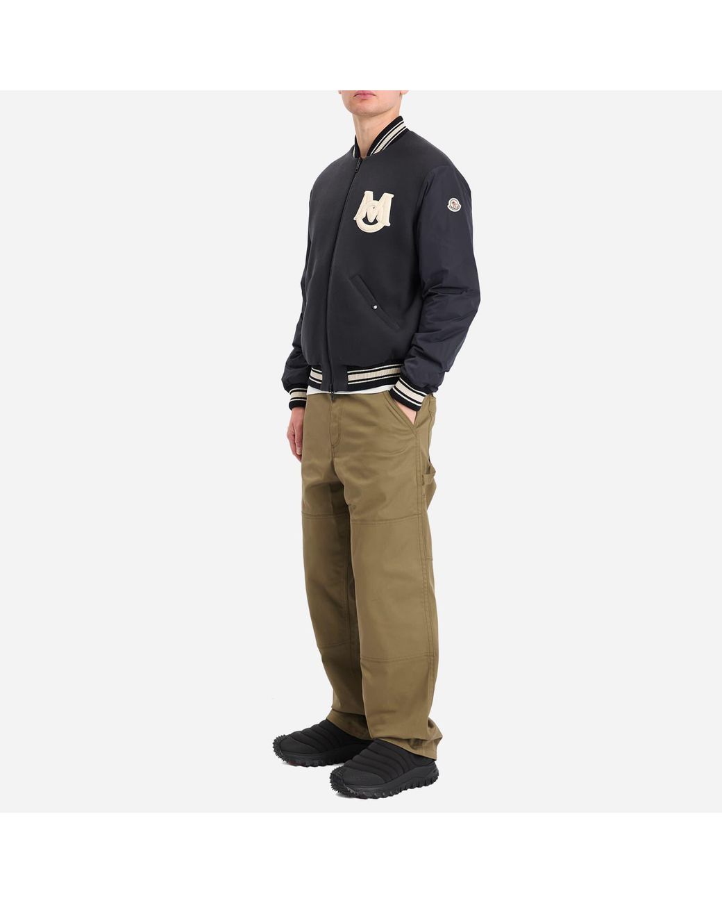 Moncler Black Vennes Bomber Jacket for men