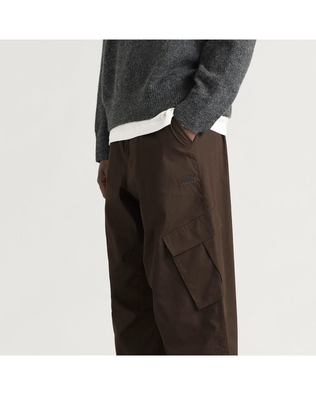 Umbro Brown Cargo Pants for men