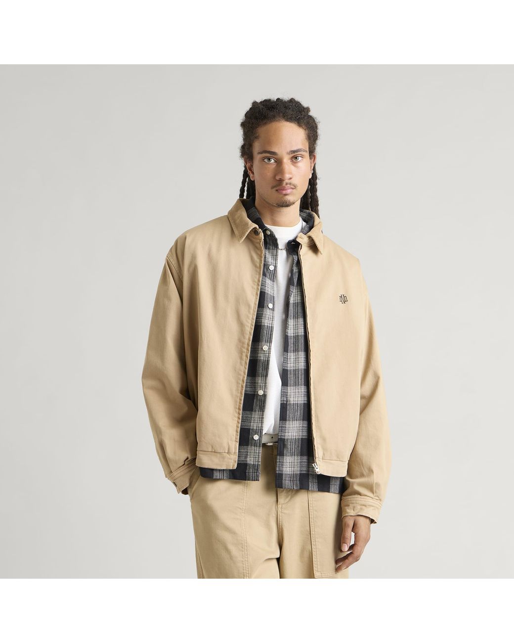 END. Natural Monogram Jacket for men