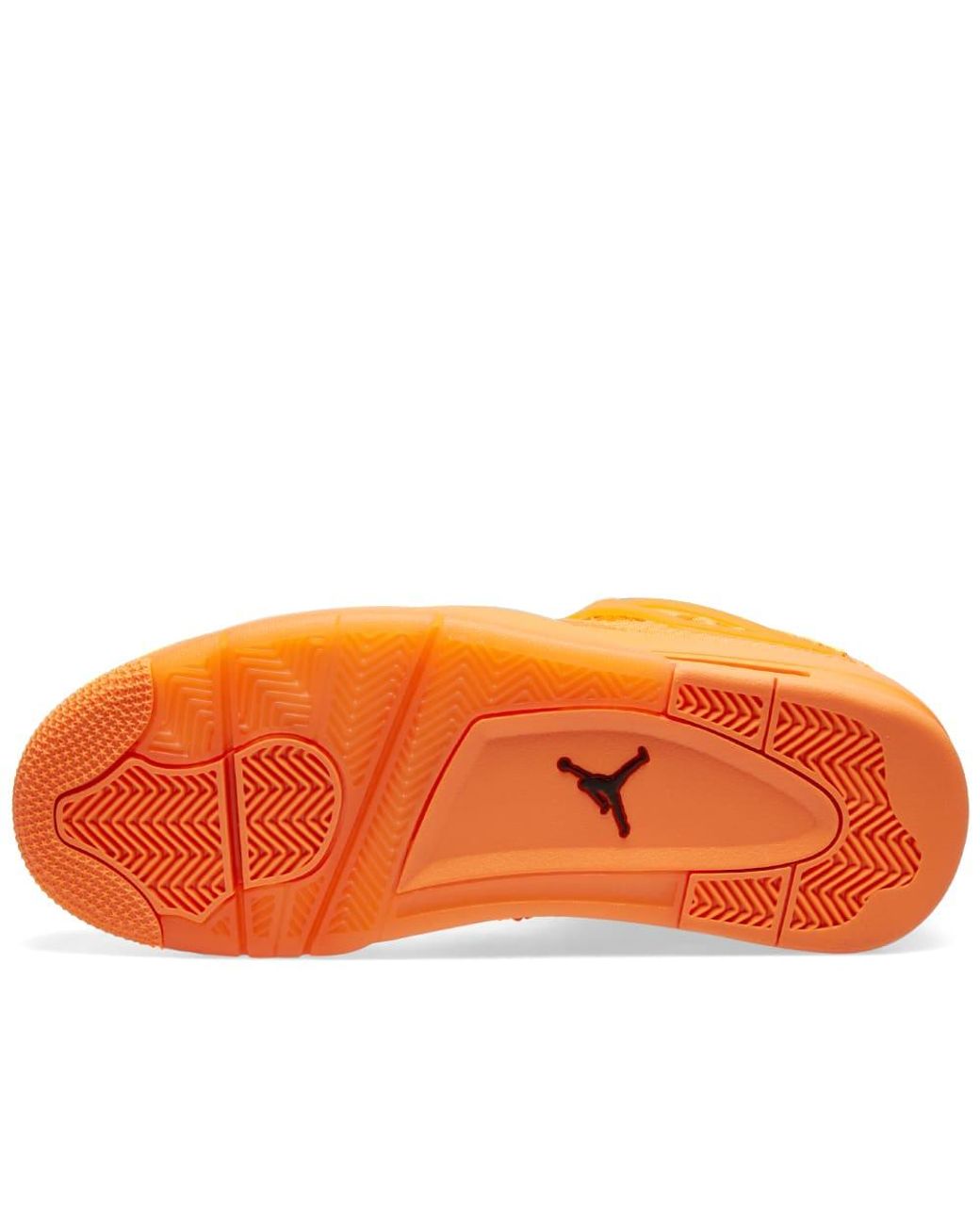 orange flyknit jordan 4