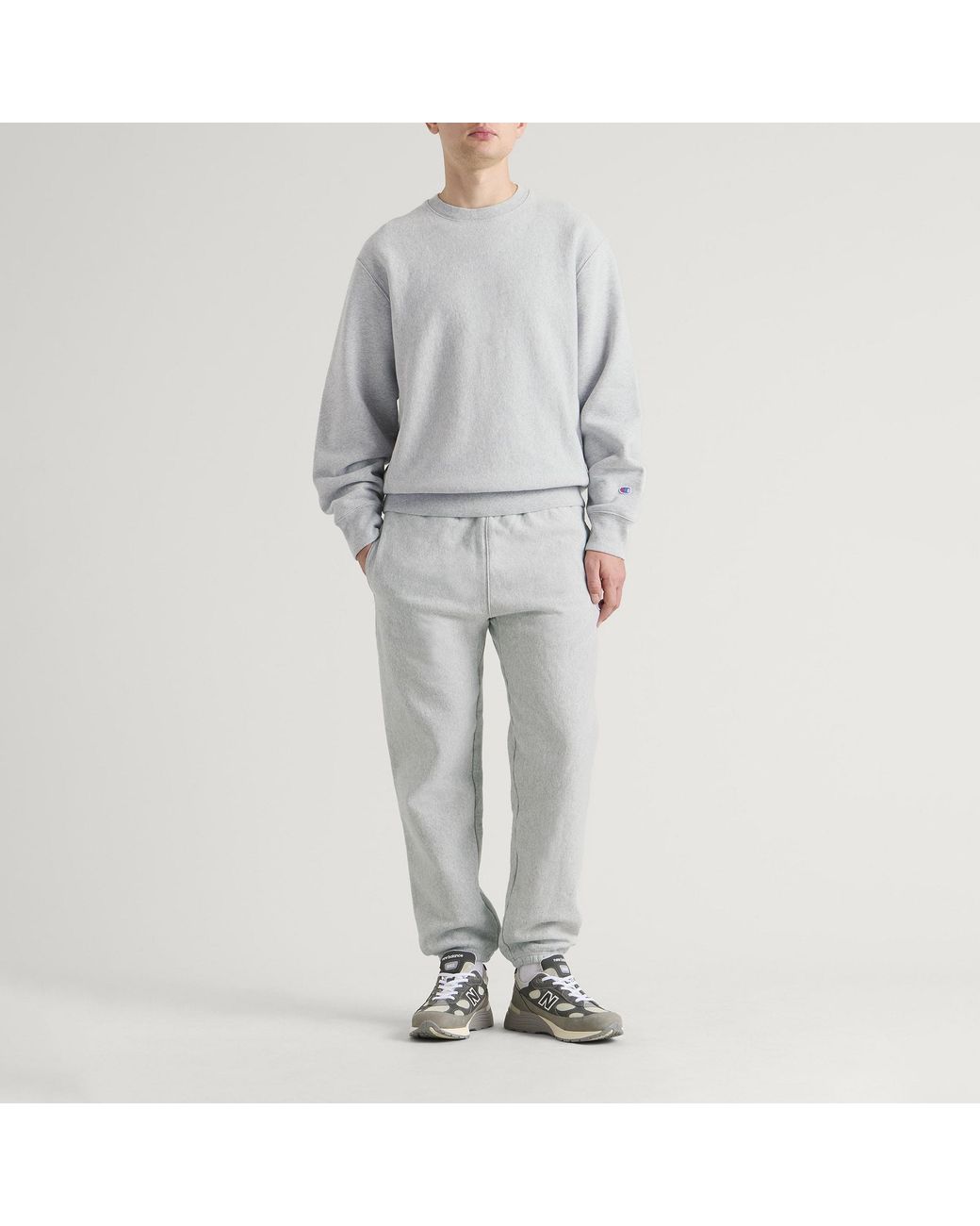 Champion Gray Reverse Weave Relaxed Sweatshirt for men