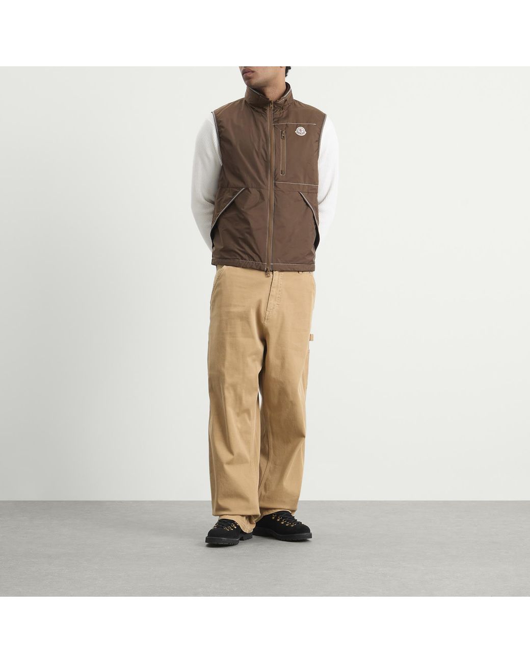 Moncler Brown Ansiei Vest for men