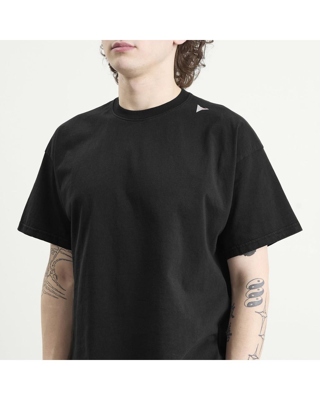 Roa Black Logo T-Shirt for men