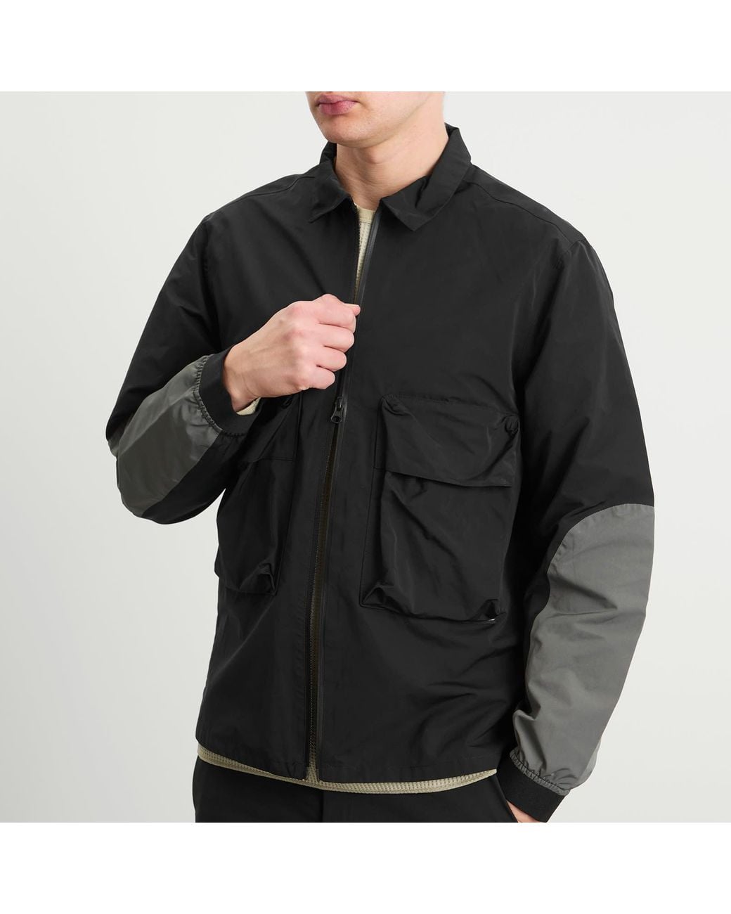 Purple Mountain Observatory Black Climate Jacket for men